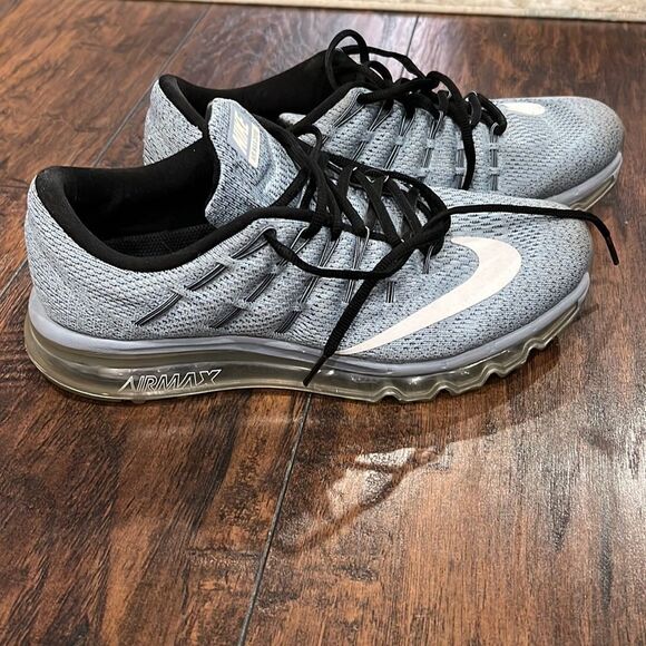 Nike Air Max with flash Technology women’s size 10 in GUC bluish grey running - Picture 1 of 9